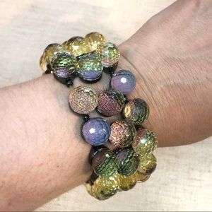 Multicolor stretch bracelet